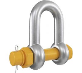 Прямая грузовая скоба Центр грузоподъемного оборудования DIN 834, с гайкой, Q=2 т 4687203388409 