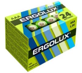 Батарейка Ergolux LR03, Alkaline, BP-24, 1.5В 14213 