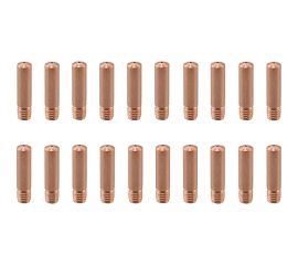Наконечник токопроводящий 20 шт, CU-E, М6x25 мм, d=1.0 мм для горелок mig/mag энаргит CU-E-M6-25-10-20 