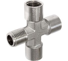Фитинг крест 1/4внутр-1/4внутр-1/4внутр- 1/4нар PI TOOLS 0694 