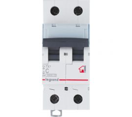 Автоматический выключатель Legrand TX3 6000 - 6 кА - тип B - 2П - 6 А - 2 модуля 403983 