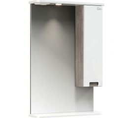 Зеркальный шкаф Onika ХАРПЕР 52.01 белый глянцевый правый 205216 