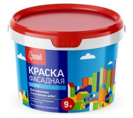 Фасадная краска Старатели база С, 9 л 3277/3441 