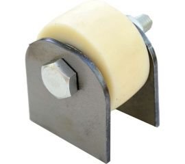 Ролик Rolik-Opt капролон, d.50 мм, гладкий, на пластинах К2519 