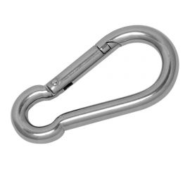 Усиленный карабин Невский Крепеж DIN 5299, нерж. сталь А4, m11, пакет нк 827252 