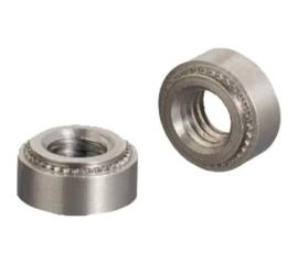 Круглая запрессовочная гайка ЦКИ S М4-1 1,0 мм, Ц, 100 шт. 35023 