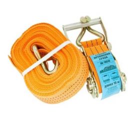 Стяжка для груза с храповиком АВТОСТОП 10000/5000 кг, 10 м, 50 мм AB-78510 