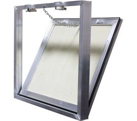 Люк под плитку ревизионный, размер дверцы 49,3/49,3 ЛЮКЕР Д 50/50 