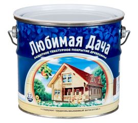 Защитно-декоративное покрытие для дерева Рогнеда Любимая Дача, полуматовое, 2.7 л, белый 237252 