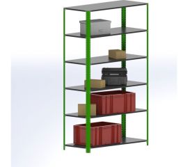 Стеллаж ООО Металекс Metalex AIR 2200x1000x300 6 полок SMAVI221030 