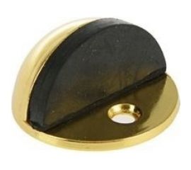 Дверной упор ТУНДРА U103GP, d=42 мм, h=23 мм, цвет золото 1866303 