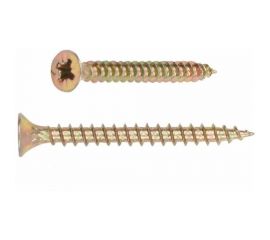 Универсальный шуруп STARFIX 4,0x30 мм, желтый цинк, 50 шт. SMZ1-25410-50 