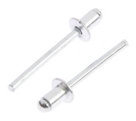 Вытяжные заклепки ТУНДРА krep, алюминий-сталь, 50 шт, 4.8x8 мм 1112969 