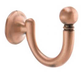 Мебельный крючок KERRON Д52 Ш40 В20, античная медь KR 0150 AC 