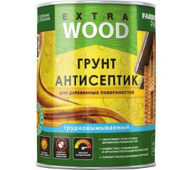 Грунт-антисептик Farbitex трудновымываемый, для деревянных поверхностей, 9 л 4300011879 