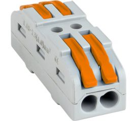 Строительно-монтажная проходная клемма EKF СМК 222-422 2 полюса 0,08-4мм2 (25шт.) proxima plc-smk-422 