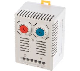 Термостат EKF NO+NC охлаждение и обогрев на DIN-рейку 10A 230В IP20 PROxima SQT2C10M 