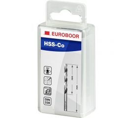 Сверло по металлу кобальтовое hss-co 5 шт, 11х94х142 мм EUROBOOR TDCO.110 (3F) 