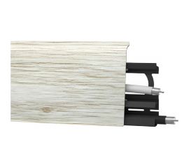 Плинтус Arbiton Indo 135 Дуб платиновый, 2500x70x26 мм 203391 