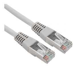 Патч-корд REXANT FTP категория 5e LSZH, длина 0,5 метра, экранированный, серый 18-8001-1 