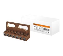 Шина TDM универсальная, распределительная, ШнУР 2 на плоскую шину 7x16мм2 450 А SQ0801-0102 