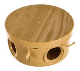 Распаечная коробка ЭРА открытой установки КОР 85х40мм, с гермовводами, 4 входа Б0043229 