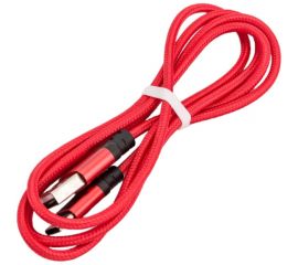 Кабель USB 2.0 Hoco X14, AM/Type-C M, черно-красный, 1м 6957531062875 