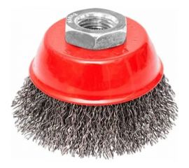 Щетка чашка (65 мм, М14, витая проволка) для ушм BEOROL 245842 