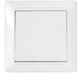 1-клавишный выключатель Bylectrica скрытой установки, серия СТИЛЬ, белый, С110-801 