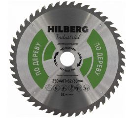 Диск пильный Industrial Дерево (250x32/30 мм; 48Т) Hilberg HW254 