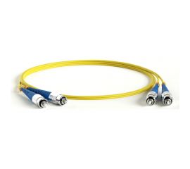 Патч-корд Hyperline FC-D2-9-FC/UR-FC/UR-H-1M-LSZH-YL волоконно-оптический (шнур) SM 9/125 238581 