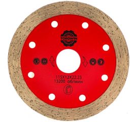 Диск алмазный сплошной 115х12х22.2 мм TORGWIN 106AG-11522KL-12_TW 