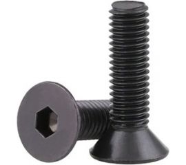 Винт ЦКИ DIN 7991, М5x6 10.9, окс., HEX3, 100 шт. 26486 