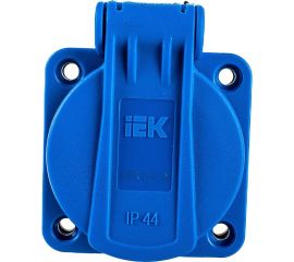 Панельная розетка IEK MAGNUM SCHUKO РП11-3, IP44, синий PSN71-016-3-2-44-K07 