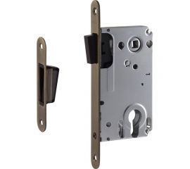 Врезной магнитный замок НОРА-М 25М-85 старая бронза 18521 