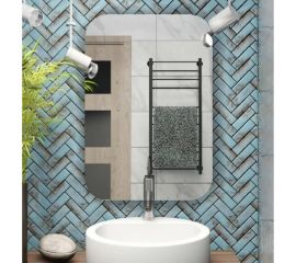 Зеркало БРИДЖ 770x550 углы R-100 мм., с крепежом 2036698966708 