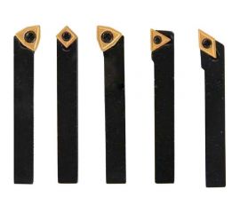 Набор токарных резцов 5 шт, 12 мм Optimum 3441666 