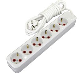 Удлинитель AY-KA 6-местная, с заземлением, 7м. кабель 3x1 мм 7760007 