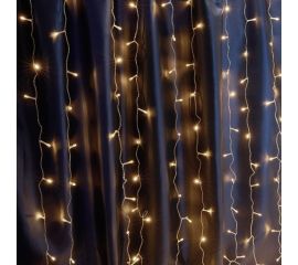 Гирлянда-дождь FERON CL24, 480LED, 2700К белый теплый, статичная, 3х3м+3м, IP44, 41626 