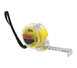 Рулетка ТУНДРА прозрачный пластиковый корпус, 5 м х 19 мм 1935525 