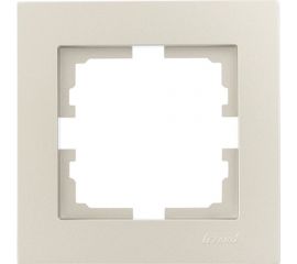 1-ая горизонтальная рамка Lezard VESNA без вставки, титан 742-3700-146 