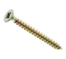 Шуруп VIPкрепеж жёлтый цинк, 5,0x50, 7 шт. 11388 VIPL 