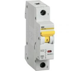 Автоматический выключатель IEK ВА47-60M 1Р 32А 6кА B MVA31-1-032-B 