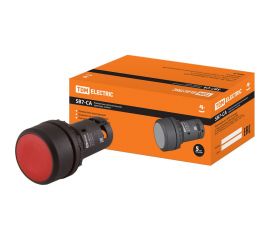 Кнопка TDM с фиксацией SB7-CAL45 d22мм 1з+1р красная SQ0746-0015 