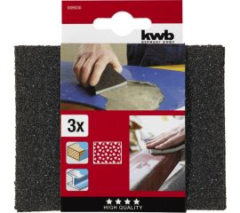 Губка шлифовальная 125х100х10 мм, крупнозернистая kwb 89030 