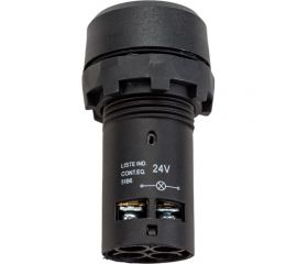 Кнопка с подсветкой EKF SW2C-10D PROxima 24В красная NO SQsw2c-md-r-24 