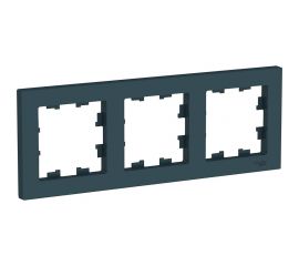 3-ая рамка Schneider Electric AtlasDesign Изумруд, универсальная SE ATN000803 