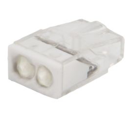 2-проводная экспресс-клемма REXANT с пастой СМК 2273-242 0,5-2,5 мм2 прозрачная 100 шт 07-3216 