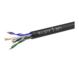 Кабель SUPRLAN Six U/UTP Cat.6 4x2xAWG23 Cu PE Outdoor 305м 01-0314-1 