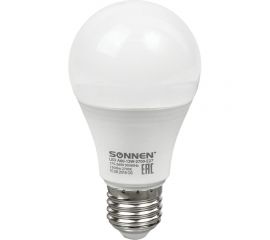 Светодиодная лампа SONNEN 12Вт, цоколь Е27, грушевидная, теплый белый свет, LED A60-12W-2700-E27 